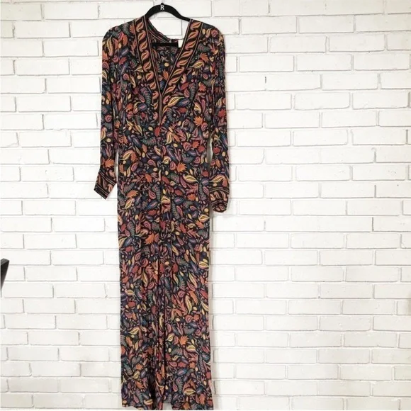 Farm Rio Women’s Black Mini‎ Pineapples Jumpsuit - Picture 2 of 6